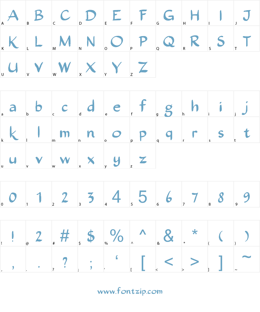 Tombouctou DEMO Font Character